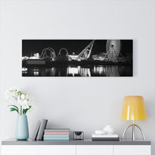 Load image into Gallery viewer, Black and White Photography Wall Art Print WIldwood NJ Beach Skyline