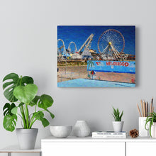 Load image into Gallery viewer, Gouache Digital Art painting Wall Art Print Wildwood NJ Skyline
