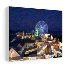 Load image into Gallery viewer, Gouache Digital Art painting Wall Art Print Morey's Piers Wildwood New Jersey Skyline