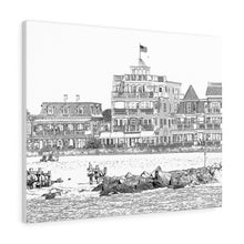 Load image into Gallery viewer, Art Sketch Wall Art Print Cape May Beach Shoreline