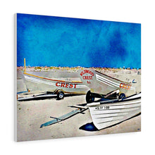 Load image into Gallery viewer, Wildwood Crest Lifeguard Boat Oil Painting Wall Art Print