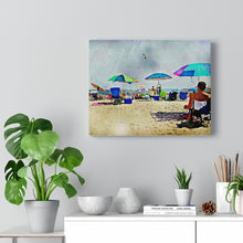 Load image into Gallery viewer, Oil Painting Wall Art Print Wildwood NJ Boardwak Beach