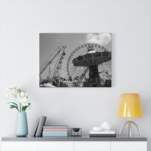 Load image into Gallery viewer, Black and White Photography Wall Art Print Wildwood NJ Boardwalk