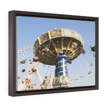 Load image into Gallery viewer, Canvas Print Jersey Shore Theme Park Large Swings