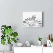 Load image into Gallery viewer, Art Sketch Wall Art Print Moreys Piers Wildwood NJ Beach Decor