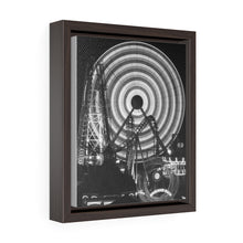 Load image into Gallery viewer, Black and White Photography Wall Art Print Morey's Piers Ferris wheel