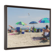 Load image into Gallery viewer, Canvas Print Wildwood Crest New Jersey NJ Sunny Day Beach