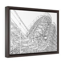 Load image into Gallery viewer, Art Sketch Wall Art Print Wildwood Wooden Boardwak Roller Coaster