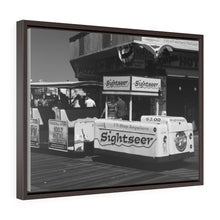 Load image into Gallery viewer, Black and White Photography Wall Art Print Wildwood NJ Tramcar