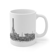 Load image into Gallery viewer, Artistic Black and White Art Sketche Wildwood NJ Coffee Or Tea Mug