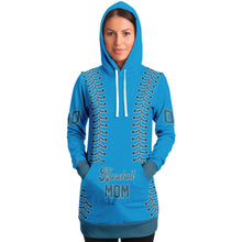 Load image into Gallery viewer, Marlines Personalized Long Hoodie Aqua