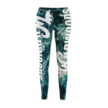 Load image into Gallery viewer, Deep Ocean Wildwood Sign Women's Cut & Sew Casual Leggings
