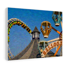 Load image into Gallery viewer, Gouache Digital Art painting Wall Art Print Wildwood Jersey Shore Ferris wheel