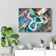 Load image into Gallery viewer, Watercolor Painting Wall Art Print Water park Wildwood NJ