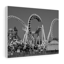 Load image into Gallery viewer, Black and White Photography Wall Art Print Wildwood NJ Boardwak