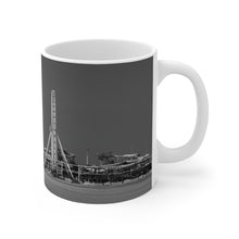 Load image into Gallery viewer, Black and White Wildwood NJ Coffee Or Tea Mug 11oz