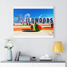 Load image into Gallery viewer, Wildwood NJ Crest Sign Watercolor Painting Wall Art Print