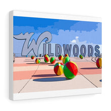 Load image into Gallery viewer, Wildwood Crest Sign Cartoon Art Wall Decor Art Paint Beach Painting