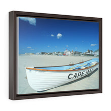 Load image into Gallery viewer, Canvas Print Life Boat On Cape May NJ Beach New Jersey Shore