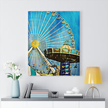 Load image into Gallery viewer, Wildwood Jersey shore Morey's Piers amusement park rides portrait