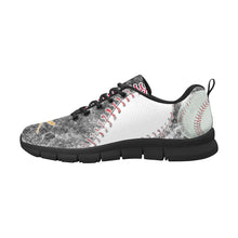 Load image into Gallery viewer, Baseball Sneakers Black & White
