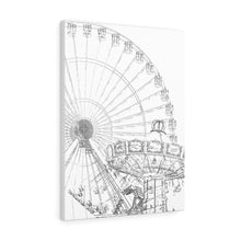 Load image into Gallery viewer, Art Sketch Wall Art Print Wildwood Beach Decor Amusement Park