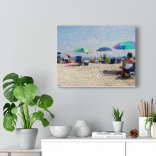 Load image into Gallery viewer, Gouache Digital Art painting Wall Art Print Sunset beach Wildwood Crest