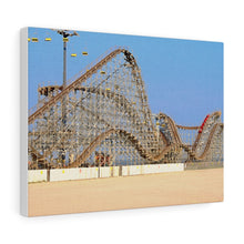 Load image into Gallery viewer, Wildwood Wooden Roller Coaster Watercolor Painting Wall Art Print
