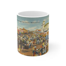 Load image into Gallery viewer, Vintage Wildwood by the Sea Postcard coffee Mug 11oz