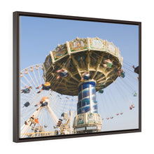 Load image into Gallery viewer, Canvas Print Jersey Shore Theme Park Large Swings