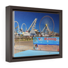 Load image into Gallery viewer, Canvas Print Wildwood New Jersey shore Big Ferris Wheel Ocean View