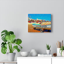 Load image into Gallery viewer, Oil Painting Wall Art Print Wildwood Crest Beach