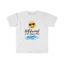 Load image into Gallery viewer, Wildwood is our Happy Place Men's Fitted Short Sleeve Tee