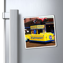 Load image into Gallery viewer, Wildwood NJ Refrigerator Magnet Sightseers Tramcar Souvenir