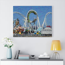 Load image into Gallery viewer, Gouache Digital Art painting Wall Art Print Wildwood NJ Boardwalk