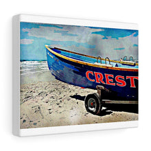 Load image into Gallery viewer, Oil Painting Wall Art Print Wildwood Crest Life Guard boats New Jersey Beach