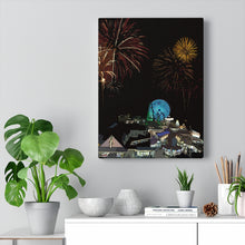 Load image into Gallery viewer, Cartoon Art Wall Decor Art Paint Beach Painting Wildwood New Jersey fireworks