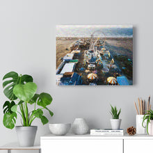 Load image into Gallery viewer, Gouache Digital Art painting Wall Art Print Wildwood New Jersey shore beach sky view