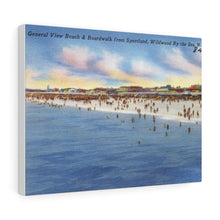 Load image into Gallery viewer, Wildwood By The Sea Wildwood Crest Beach Home Decor Wall Art Print Canvas