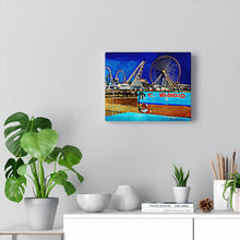Load image into Gallery viewer, Oil Painting Wall Art Print Wildwood Jersey Shore Ocean View