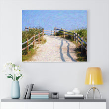 Load image into Gallery viewer, Gouache Digital Art painting Wall Art Print Beach Path Cape May