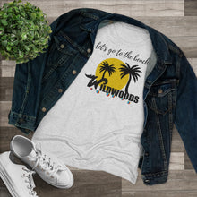 Load image into Gallery viewer, Wildwood NJ Beach Palm Tree Women's Triblend Tee