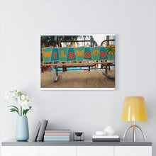 Load image into Gallery viewer, Gouache Digital Art painting Wildwood NJ Bench Wall Art Print