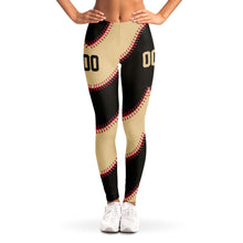 Load image into Gallery viewer, San Francisco Personalized Leggings Black & Tan