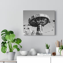 Load image into Gallery viewer, Wildwood Jersey shore Swings Black and White Photography Wall Art Print