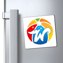 Load image into Gallery viewer, Wildwood Crest NJ Beach ball Wildwood W Refrigerator Magnet