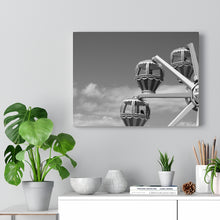 Load image into Gallery viewer, Black and White Photography Wall Art Print Wildwood Beach Sky