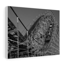 Load image into Gallery viewer, Wildwood Jersey Roller Coaster Black and White Photography Wall Art Print