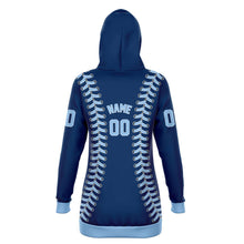 Load image into Gallery viewer, Tampa Bay Personalized Long Hoodie Navy