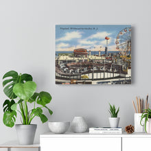 Load image into Gallery viewer, Old Playland Wildwood Postcard Home Decor Wall Art Print Canvas
